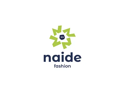 Naide Fashion Logo branding design flat graphic design logo logo design minimal