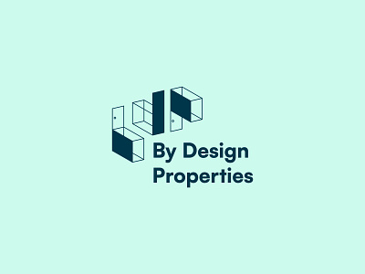 By Design Properties Logo Concept art brand identity branding design flat graphic design interior logo logo design logo designer minimal properties visual