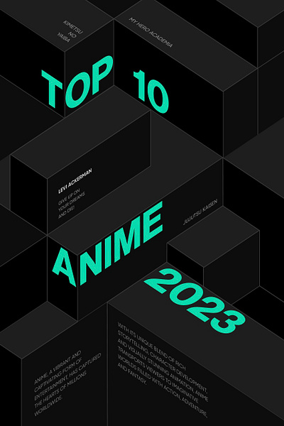 Dimensional Typographic Book Cover anime anime lovers book cover design design challenge designer dimentional dimentions perpective poster product design typographic book cover typographic poster typography ui ui design ux