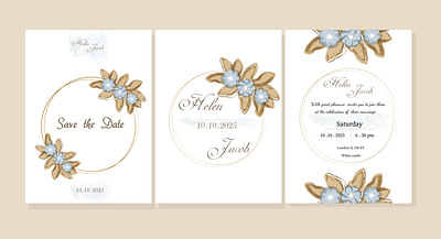 wedding invitation branding card graphic design logo weddung invitation