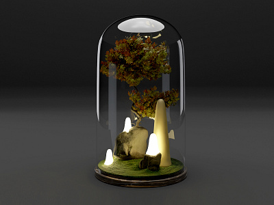 Light gives life. It makes things grow. 3d 3d modeling art direction design graphic design