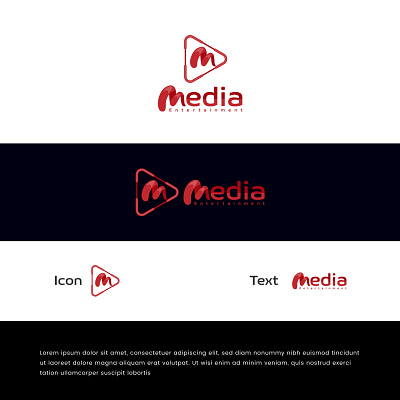 Media Entertainment - Logo Design applogo branding creativelogo crypto logo logobrand logoconcep logoprocess logoroom modernlogo play professionallogo symbol