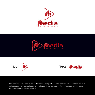 Media Entertainment - Logo Design by Md barik217 on Dribbble