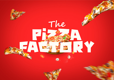 The Pizza Factory - Logo and Brand Identity Design brand design brand identity branding fast food logo logo design packaging pizza restaurant typography