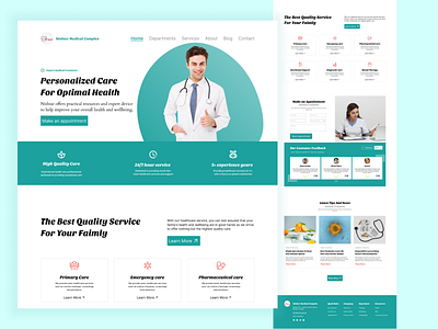 Appointment Booking Lading page(web design) app appointment appointment booking branding design illustration landing page ui uiux ux web design