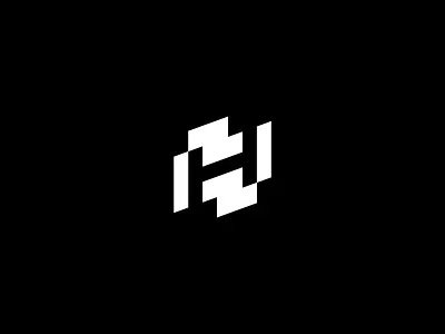 H black branding design h icon logo minimal simple white