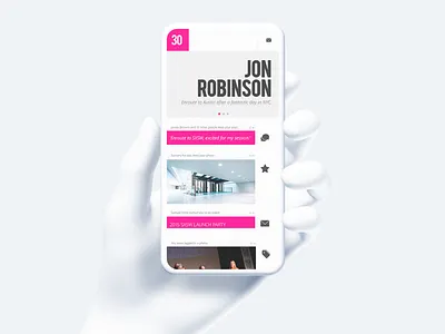 Forbes 30 Under 30 : Social Network app design forbes interactive interface ios mobile mobile app social media social network ui uiux ux