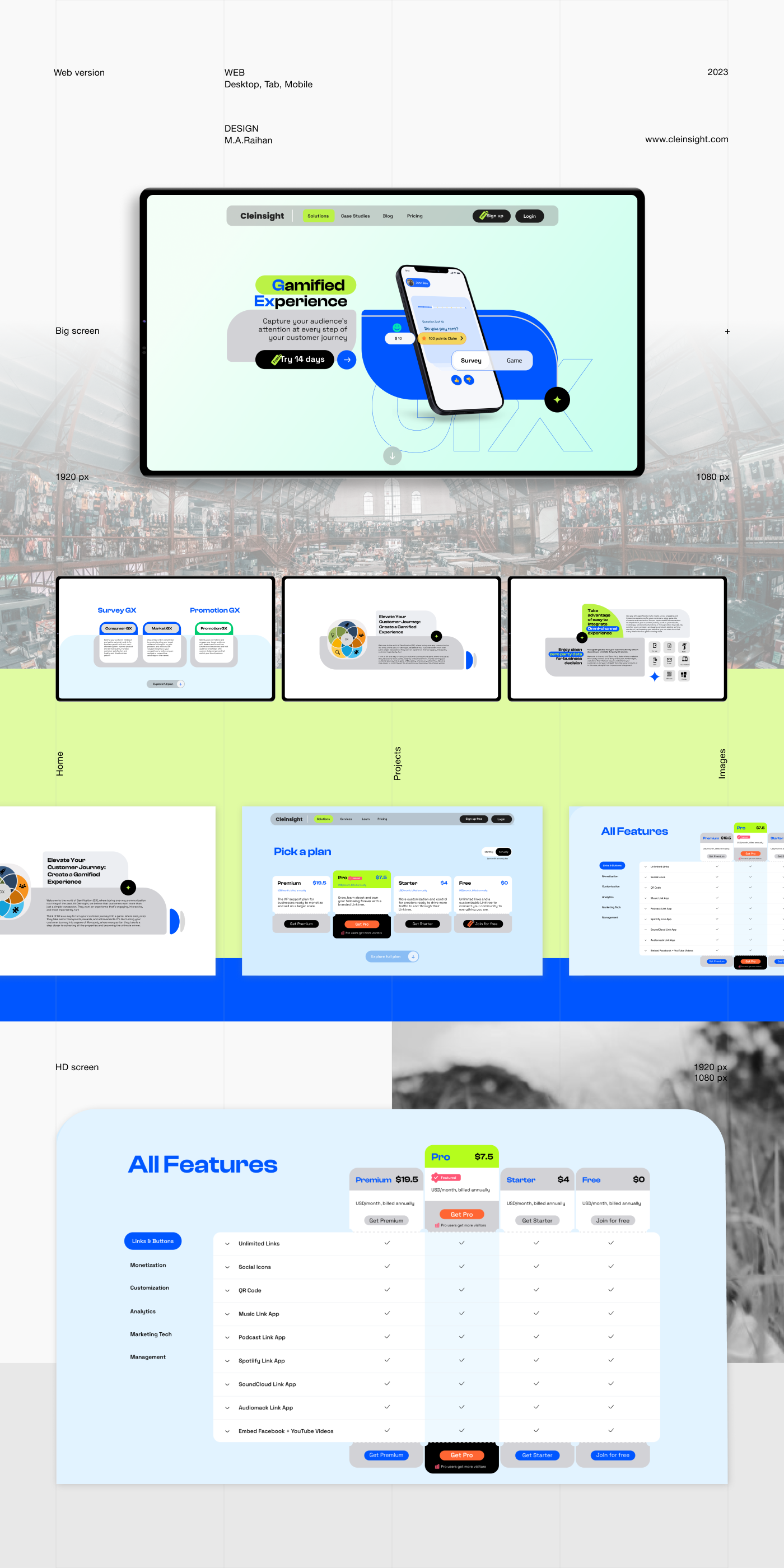 CIeinsight_website portfolio responsive ui ux web design website