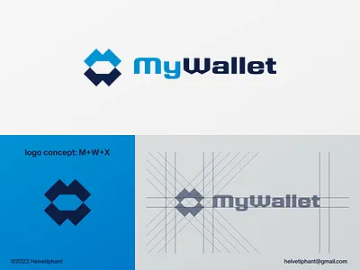 My Wallet - multi wallet abstract logo blockchain logo brand design branding creative logo designs crypto logo crypto wallet icon letter m logo letter mark logo letter w logo logo logo design logo design grid logotype minimalist logo modern logo designs monogram logo multiplication sign logo timeless logo designs