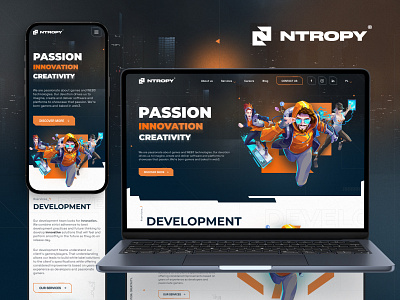 NTROPY design graphic design ui uiux ux www