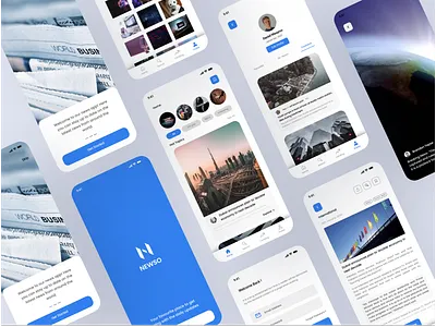 NEWSO branding design graphic design icon logo typography ui ux