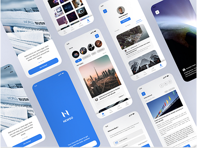 NEWSO branding design graphic design icon logo typography ui ux