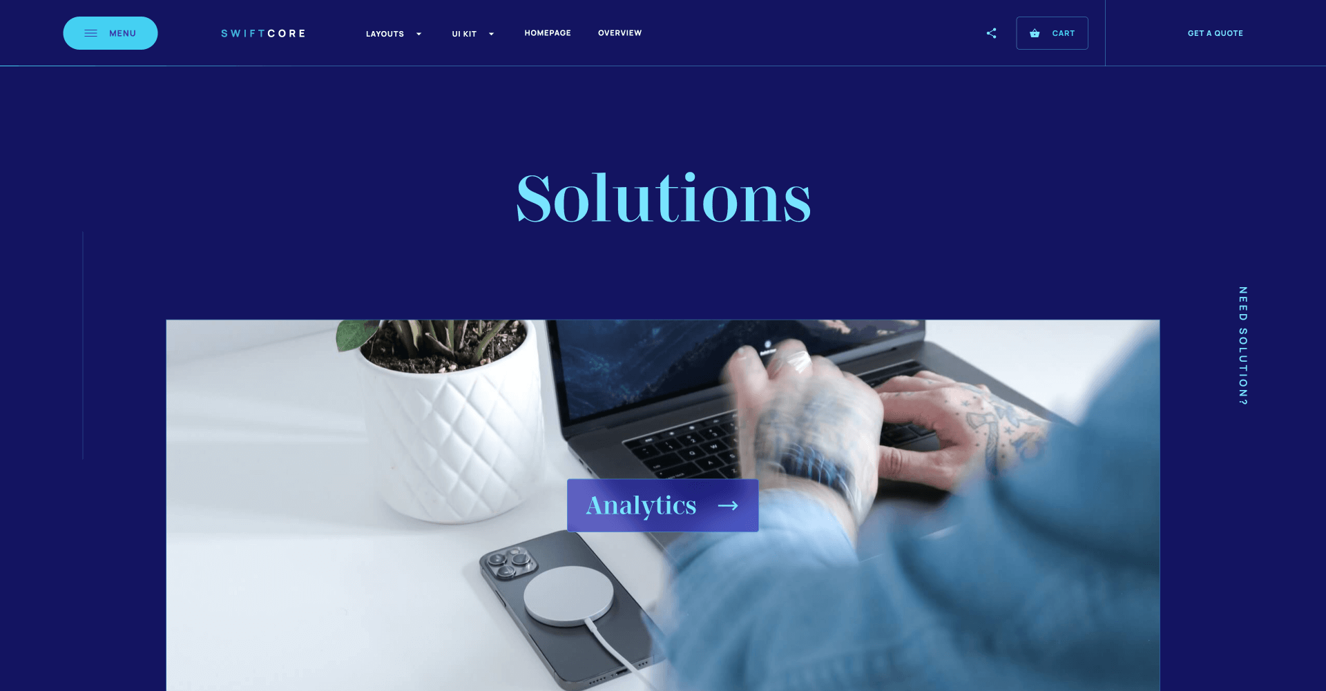 Agency & portfolio listing website designs flow template by Juraj