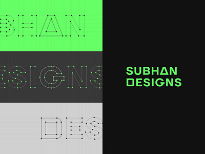 SUBHANDESIGNS© logotype brand brand identity branding design design shapes graphic design innovative logo logodesign logot logotype modern personal identity timeless visual identity wordmark