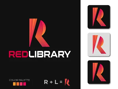 R With L Letter Red Library Logo Design Concept 99designs a b c d e f g h i j k l m n o p animal logo app logo b c f h i j k m p q r u v w y z business logo creative logo inspiration l letter letter logo letter mark monogram logo maker logotype modern logo r letter r logo tech logo typography vector logo wordmark logo