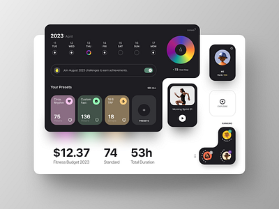 Fitness Plus Dashboard Design app ui bangladesh bangladeshi designers colorful design dashboard design dhaka fitness fitness app homepage landing page new design product design saas sports sports app ui design uiux ux design web ui website
