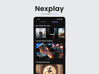 Social Game App app app design branding concept cyberpunk design esports find gamers game app game deals game partner game store gamer games gaming gta v social game app ui ux valorant