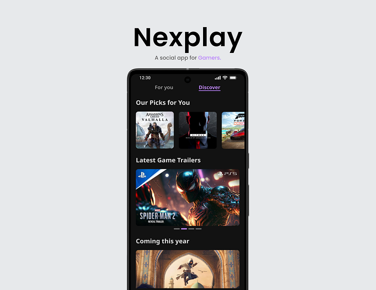 Social Game App by Yathish on Dribbble