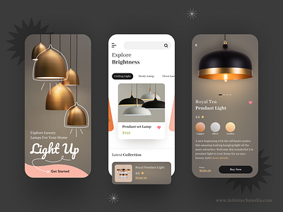 Illumin8: Next-Gen Light Control App Concept UI with Trends 3d android android app android app design android app development animation app app source code branding design graphic design illustration lightup logo motion graphics smart app smart app uiux smart home system smart light system ui