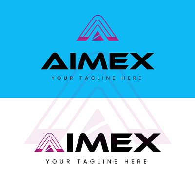 Aimex - Logo Design (Unused ) brand identity branding design graphic design illustration lo logos modern logo