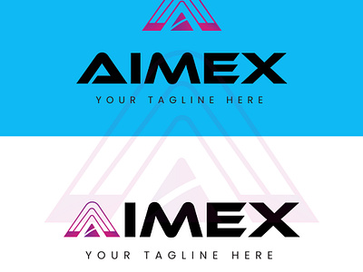 Aimex - Logo Design (Unused ) brand identity branding design graphic design illustration lo logos modern logo