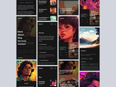 Sabang visual ai agency framer template ai clean concept design framer template landing landing page minimal simple ui web design webdesign