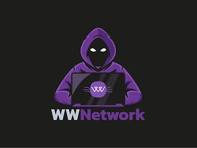 Mascot Logo Design for WWNetwork Crypto Community branding crypto graphic design logo