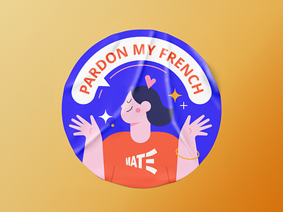Pardon my french ✨ design graphic design illustration