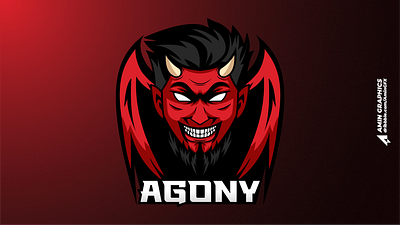 Mascot Logo for Agony design illustration logo mascot