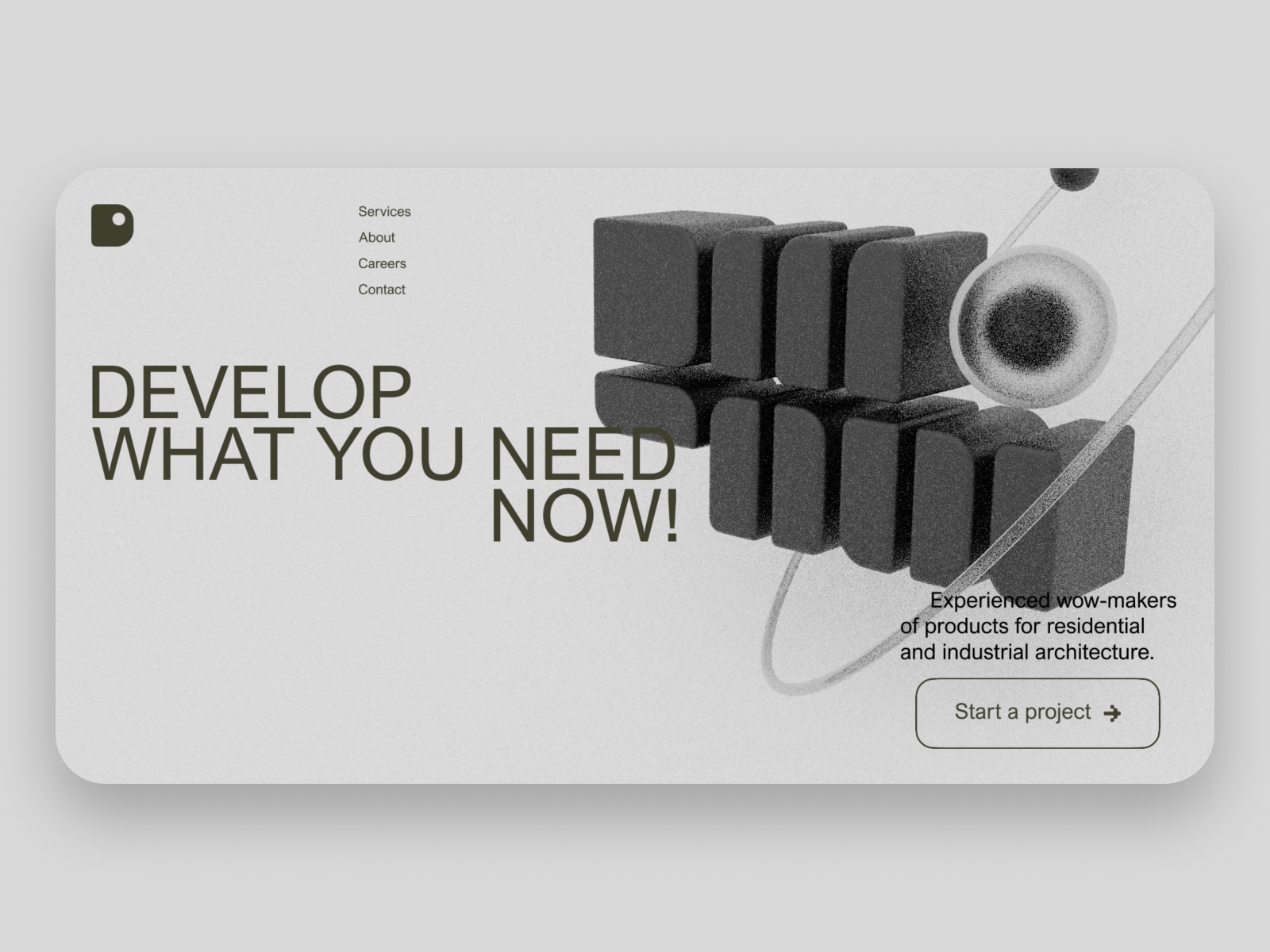 Conception of Main page animation 3d animation branding design graphic design illustration interface animation logo motion graphics ui website