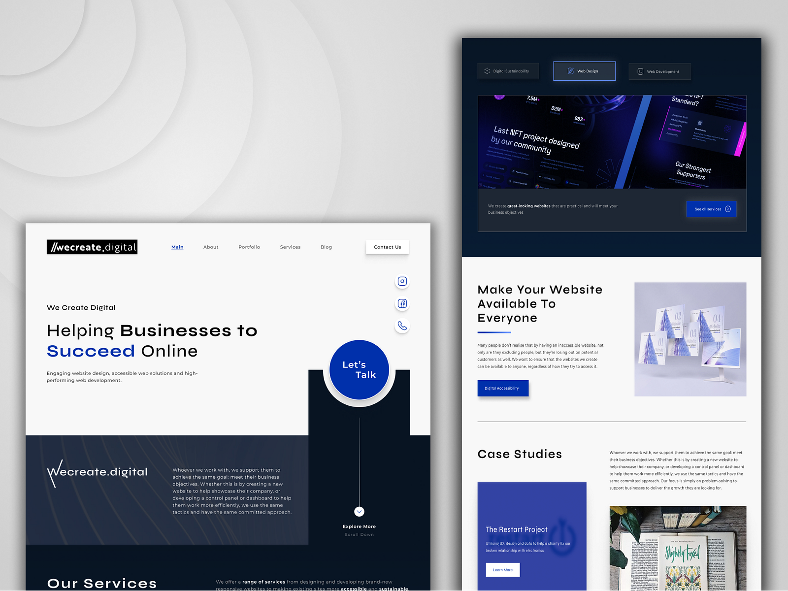 Webstudio Website UI/UX Design by Vlad Klep on Dribbble