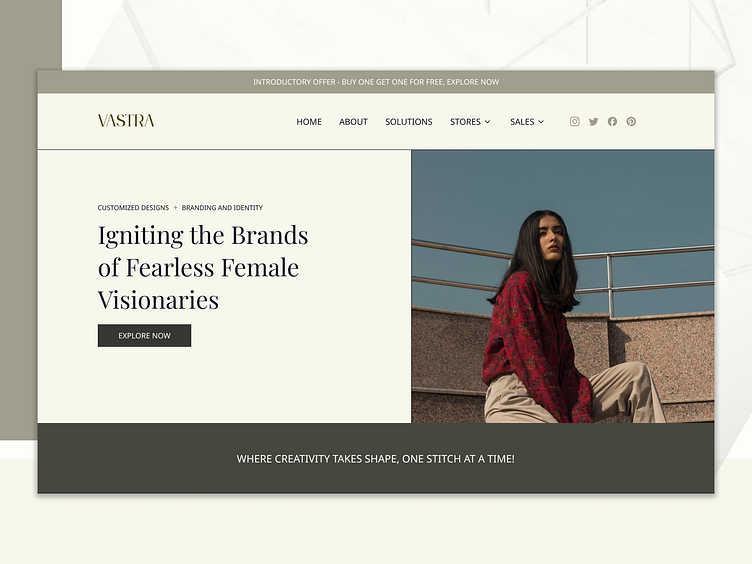 Clothing business concept by Anjana on Dribbble