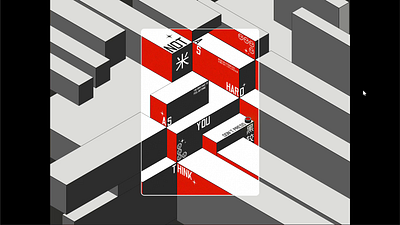 Typographic isometric perspective poster 3d animation app branding design explore figma graphic design illustration like logo motion graphics typography ui uiux ux vector web website xd