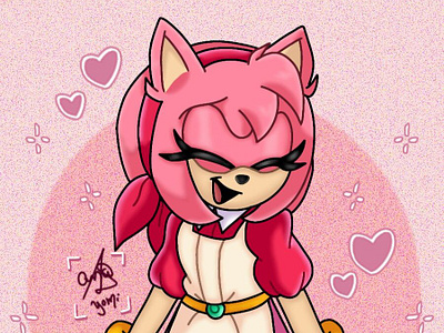 Miss Rose; Amy Rose Adult Design amyrose desenho desenhodigital design digitalart digitalartist digitalartwork digitalillustration illustration sega sonic sonic the hedgehog