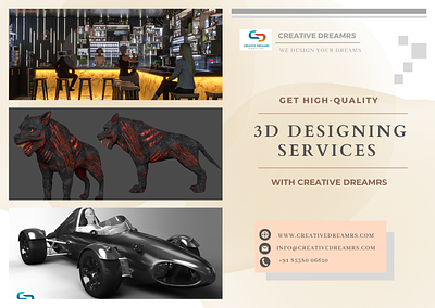 3D Rendering Services Mohali- CREATIVE DREAMRS 3d 3d des 3d modeling 3d rendering art design designing modeling visualization