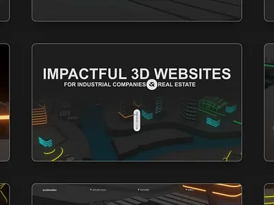 Archimatika Animated Design Website with 3d-modeling 3d website animation architect design developer graphic design interface animation motion graphics scrolljacking ui website