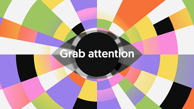 Grab attention animation design graphic design illustration motion graphics vector