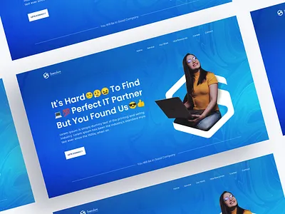 IT Services website design app brand identity branding celebration creative design designer graphic design graphics illustration logo logo design logodesign marketing socialmedia typography ui ux vector