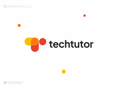 tech, education, learning, tutor, student, t logo branding branding agency computer science creative logo ecommerce education graphic design logo logo designer logo identity logodesign modern logo monogram overlap saas skill t logo tech technology tutor typography