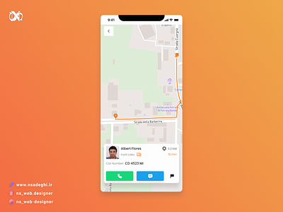 Location Tracker - Daily UI 021 app appdesign dailyui figmadesign location tracker ui uidesign ux webdesign