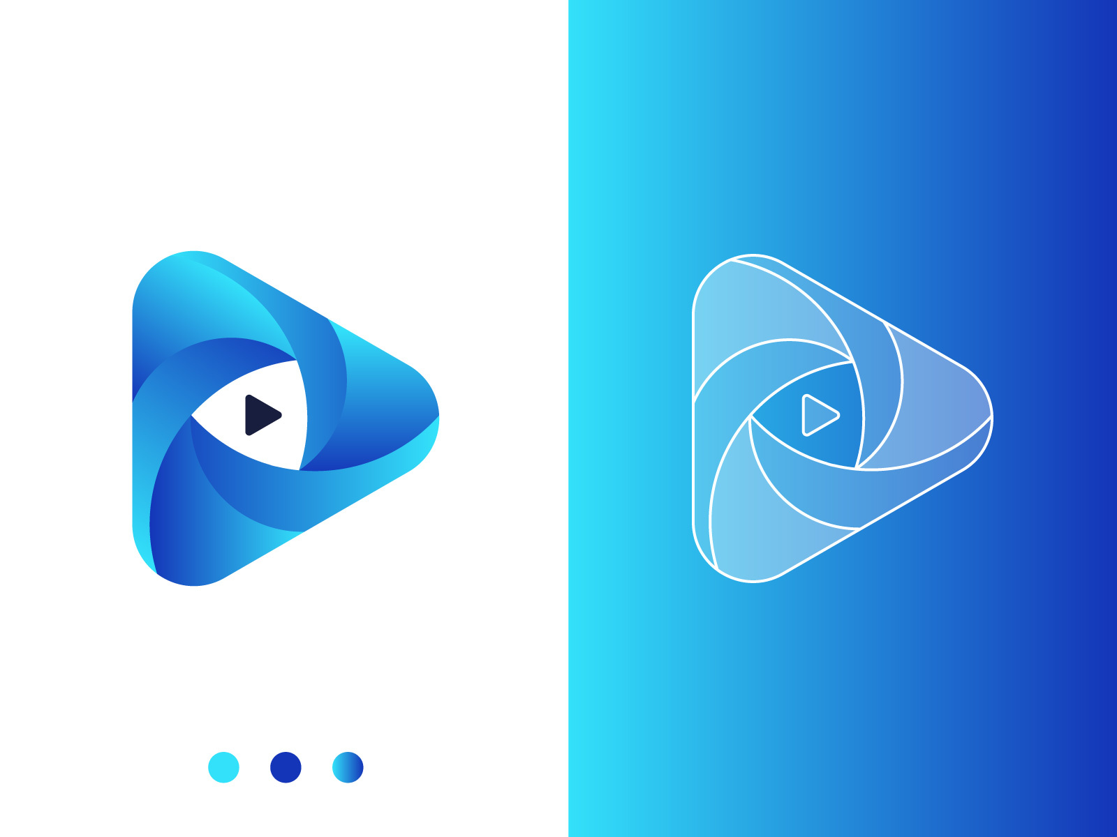 media-entertainment-logo-design-by-hussain-ahmad-on-dribbble