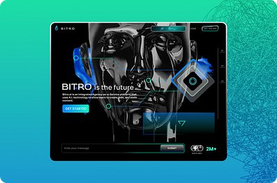 BITRO IS THE FUTURE- animation branding design graphic design illustration logo typography ui ux vector