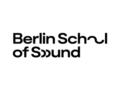 Berlin School of Sound art berlin branding distortion font identity logo minimal music radical sound typography