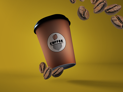 Coffee mockup graphic design