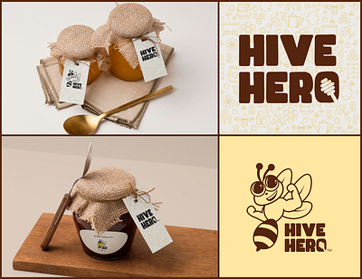 Honey Products Logo branding design illustration logo