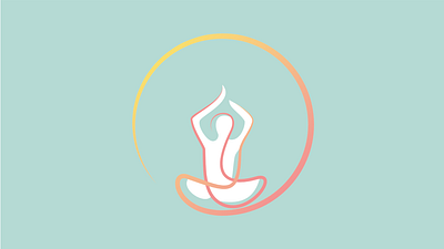 Yoga branding design logo