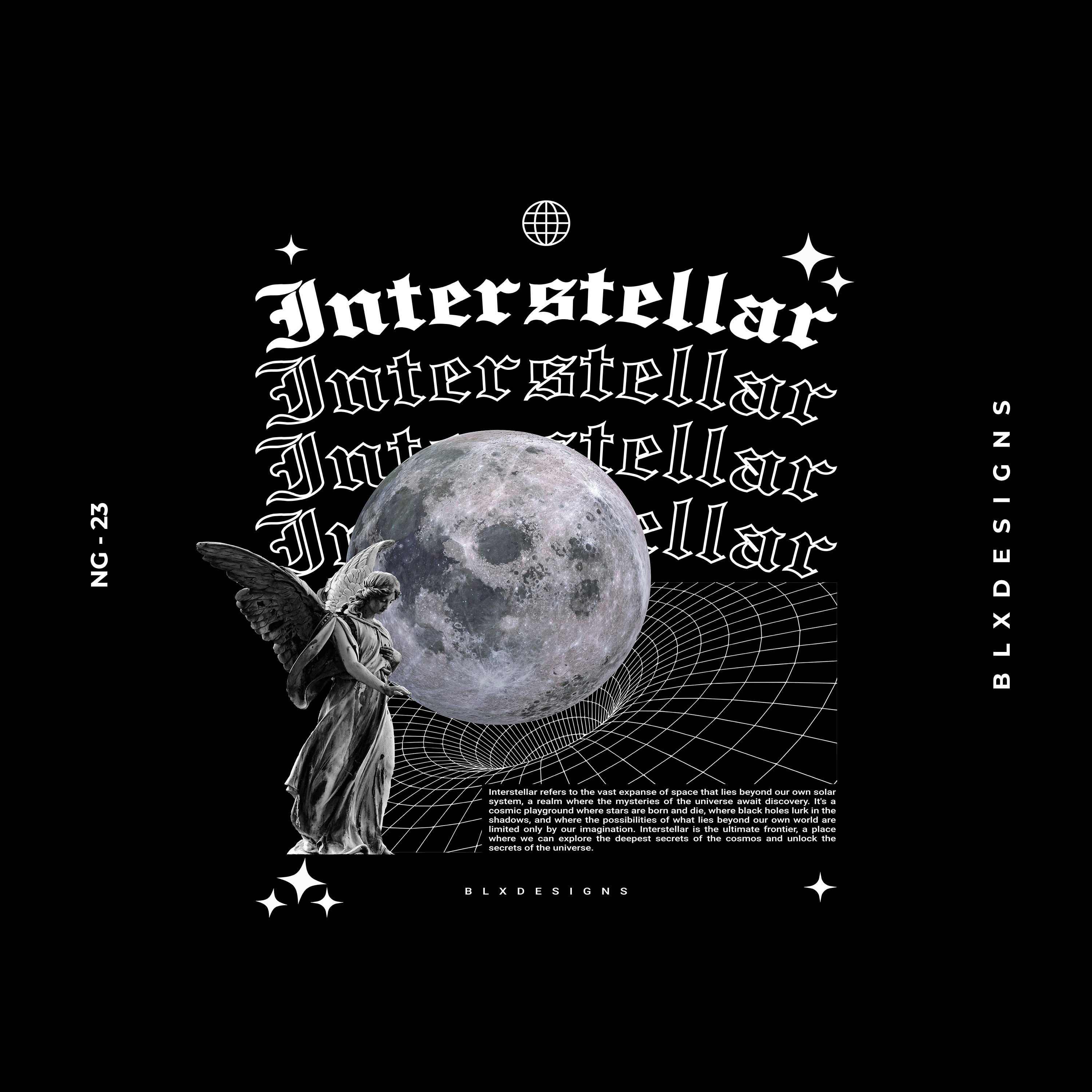 INTERSTELLAR STREETWEAR DESIGN brutalism brutalist design graphic design illustration poster streewtear tshirt tshirt design