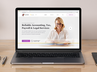 Website Design for Accounting/Tax/Legal Firm accounting design graphic design legal tax ui ux web web design website