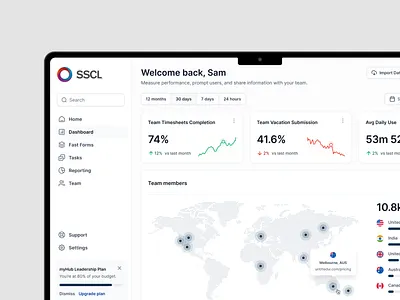 Exploration for myHub 4.0 dashboard design government product design system tech ui ux web website