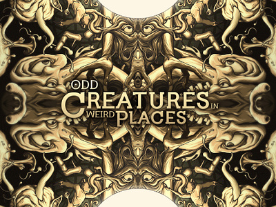 Album Cover - Odd Creatures in Weird Places album album cover cd cd cover cover design digital painting illustration music